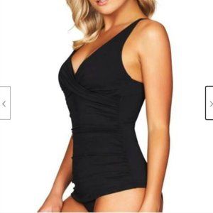 SEA LEVEL Cross Front Tankini Swimsuit
